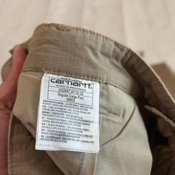 Carhartt men’s regular cargo pants size 34/32 - Picture 5 of 5